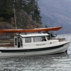 (Doug / Liberty Call) Boat camping on Lake Chelan 6-04