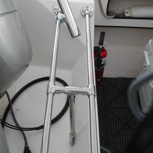Stainless brace for Bait Table / Wet Bar on Liberty Call (1)