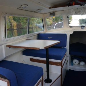 Sunbrella upholstery in good shape