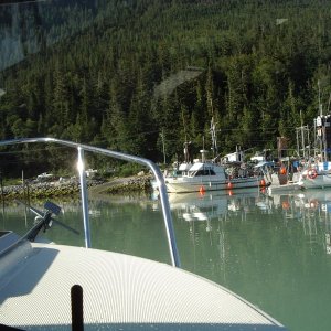 Boat launch at Bella Coola Marina