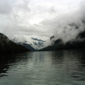 Misty mountains
