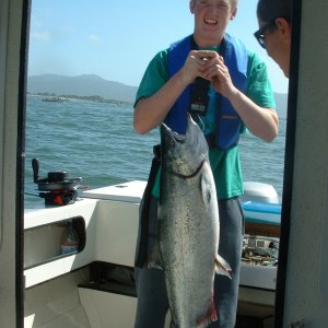 (B~C) kid and fish  way back in 02