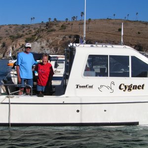 (Dora~Jean) Brent and Dixie on previous Cygnet (TC24), Aug 04