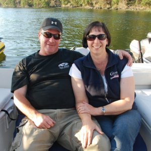 Don and Dee on Nama Bickie, Garrison Bay, San Juan Island