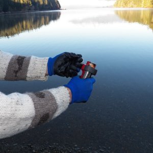 Media 'Pull the ring sideways.' in album 'These flares are about $5 at paint ball gun places.  Warrior wannabes use them to obscure themselves from the "enemy."  You can see what they do on YouTube. These put out an amount of smoke that seems to be right between the $20 hand-held "boating" flares and the $50 floating flares.'