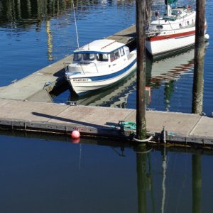 Anacortes, Alpha Dock, over by the commercial crabbers.