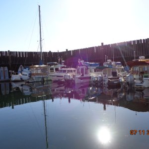 Another view of the boats
at Langley