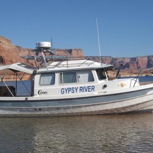 Jon on Gypsy River on Lake Powell
