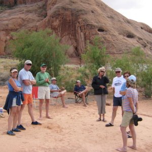 Gang on the beach at Powell