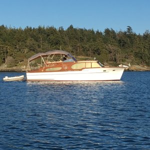 Chris Craft? Monk? Couldn?t see any markings and couldn?t find anything online that was an exact match.
