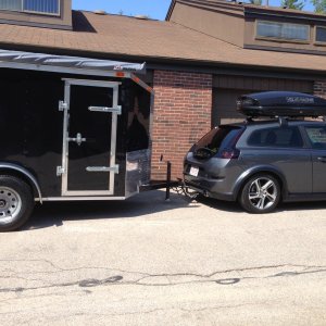 My old tow vehicle! A 2013 Volvo C30 T5
