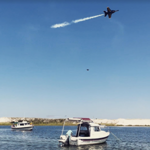 Media 'Blue Angels flying over two C-Dorys. Ft McRee, Pensacola Fl' in album 'Big Sabine point, Pensacola FL'