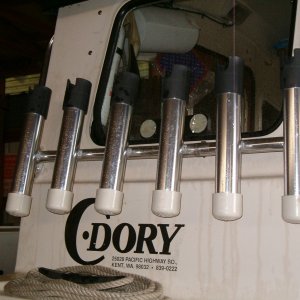 6 tube Pole Holder/Rocket Launchers