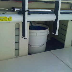 The tanks were filled 5 gallons at a time and marked in 5 gallon increments.