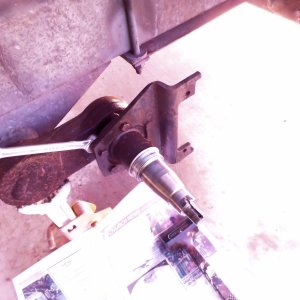 Media 'Axle hubs and caliper holders' in album 'The original brakes after 12 years'