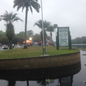 High Banks Marina was the site of this year\'s Swamp Half Marathon.