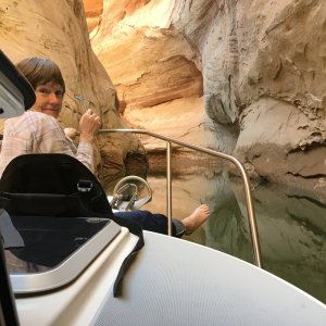 Jo-Lee enjoying being the look out