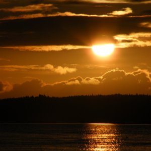 Sunset South Sound 1/26/10