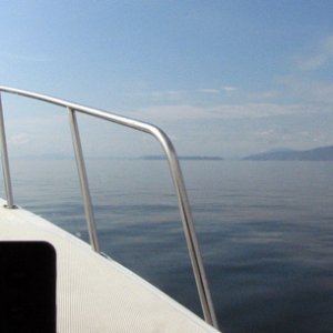 A rare calm day on Bellingham Bay