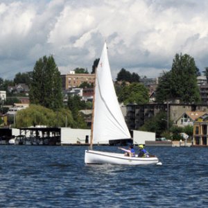 Media 'catboat on Lake Union' in album 'Bellingham at sunset'