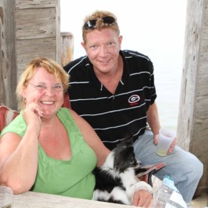 Judy (Papillon) and Opie (Hunkey Dory)