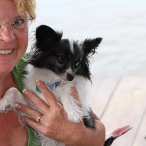 Judy and her baby boy