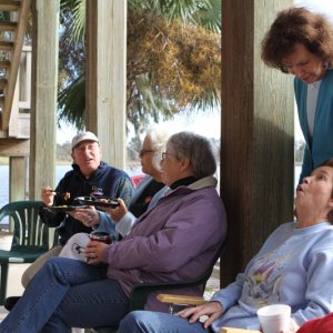 IMG 0095 breakfast on the lee side