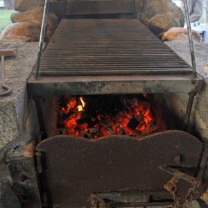 IMG 0170 coals for strip steaks