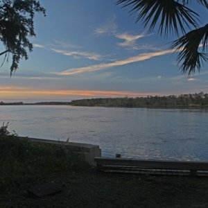 IMG 0174 sunset over the river