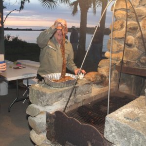 IMG 0181 Roger puts on the strip steak