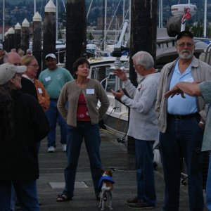 Friday Evening - Chatting on the dock.