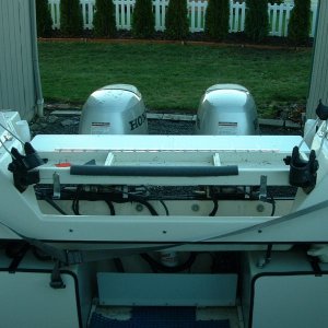 (B~C) motorwell tray version 6.0 open and ready for fishing