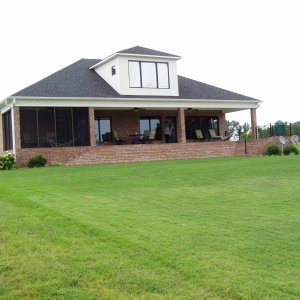 House as seen from mouth of Elk river Mile 285 on Tennessee river