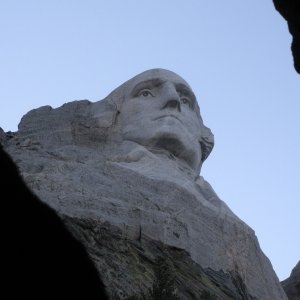 George Washington up close.