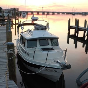 Sunrise in Swansboro, NC.
