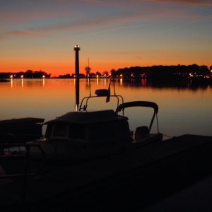 Media 'Put-in-Bay sunrise.' in album '(Valkyrie) Getting on plane.
Photo by Salty Dog.'