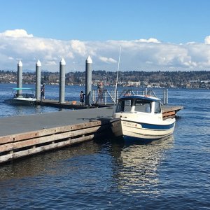 Back at the dock after a perfect 5 hours out on the lake on a Saturday.