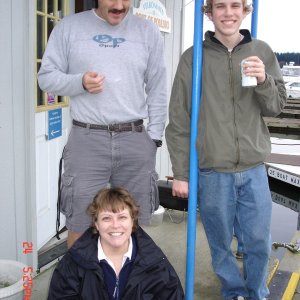 Our Poulsbo cruise director Janet, Chris & Nick (LUNA C)