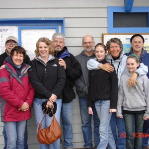 Larry Q & Cathy (C-YA), Robbin & Fred (ANITA MARIE), Mike, Tiffany & Jamie (TYBOO), Robbi (C-RUN) & Joe (R-MATEY).