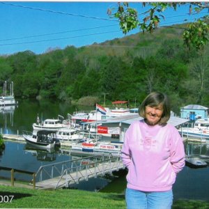 Sandy at Defeated Creek Marina  Tenn.