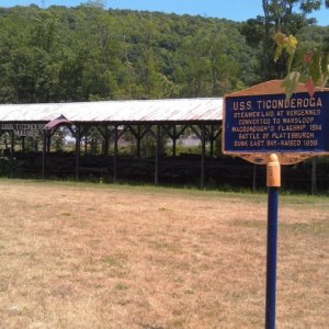 24.) Remains of U.S.S. Ticonderoga