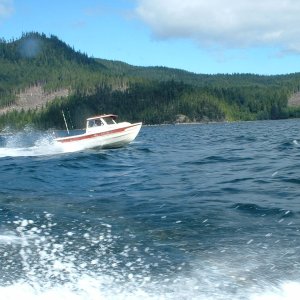 (DaveMar) 17 1/2 knots in a following sea