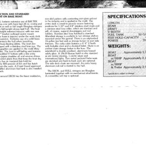 21ft Offshore C-Dory specs