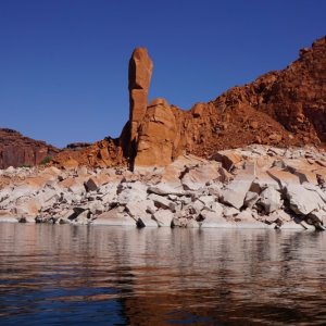 Lone standing rock