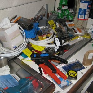 Parts pile.