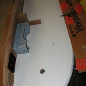 Backside of shelf cover.