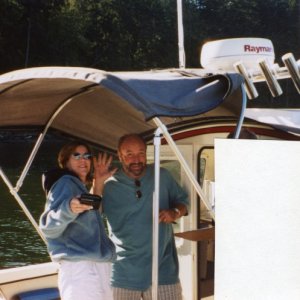 Media '(Ruth & Joe) Bill & Dana (Da Nag) just back from BC.' in album '(Pat Anderson) Fred and Brock Provided Saturday Breakfast for All - Bill Made the Lattes!'