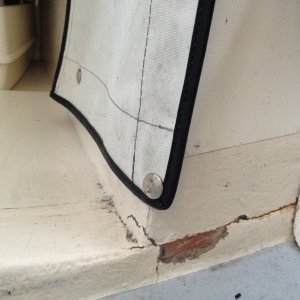 inside into v berth