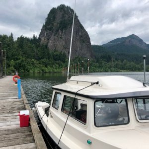 Had Beacon Rock all to ourselves.