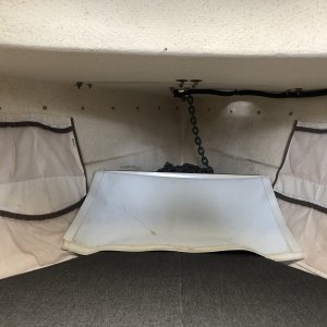 Chain locker cover open